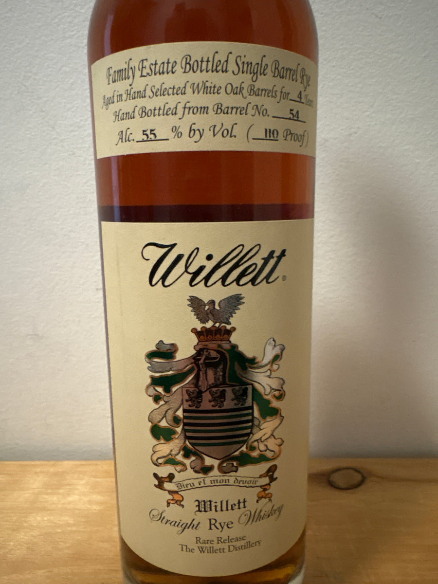 Willett Distillery, Rare Release Straight Rye Whiskey single