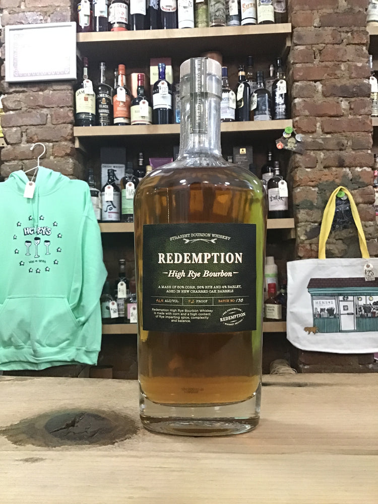 Redemption High Rye Bourbonh